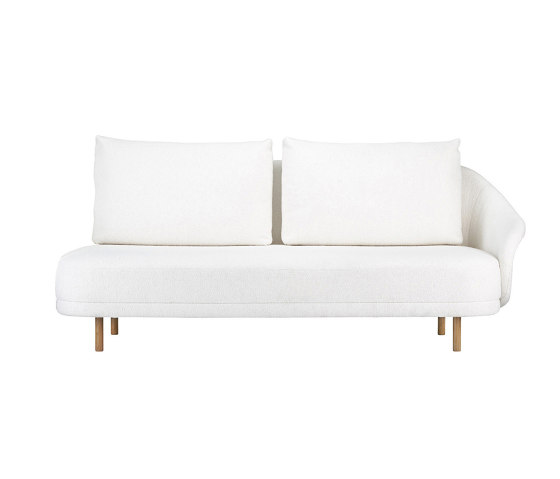 New Wave, Open-End, Right Armrest, Legs Natural, Barnum Off White 1 | Sofas | NORR11