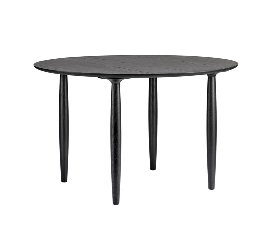 Oku Round Dining Table, Black | Esstische | NORR11