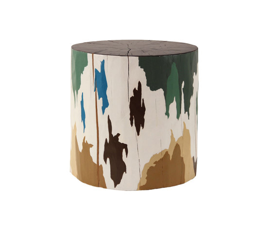 Terreno Hand Painted Log Table | Tavolini alti | Pfeifer Studio