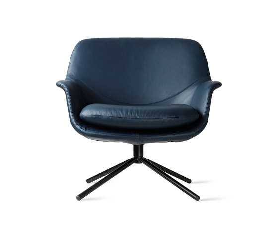 Smile Lounge Low Back Metal Base | Fauteuils | ICONS OF DENMARK