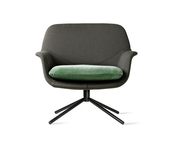 Smile Lounge Low Back Metal Base | Poltrone | ICONS OF DENMARK