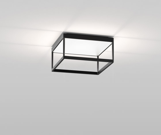 REFLEX² M 150 schwarz | Pyramidenstruktur weiß | Deckenleuchten | serien.lighting