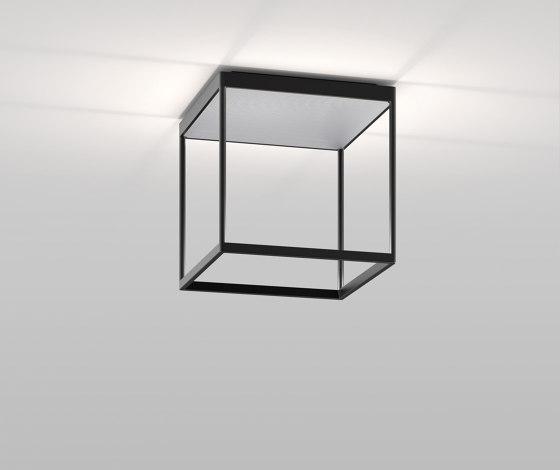 REFLEX² M 300 black | pyramid structure silver | Lampade plafoniere | serien.lighting