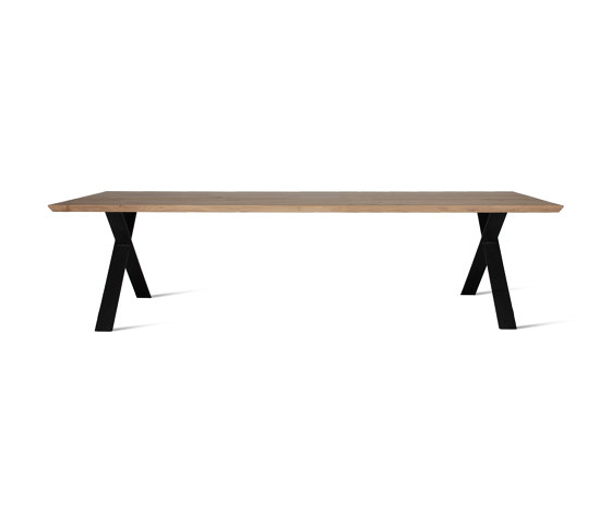 Albert dining table black X base | Mesas comedor | Vincent Sheppard