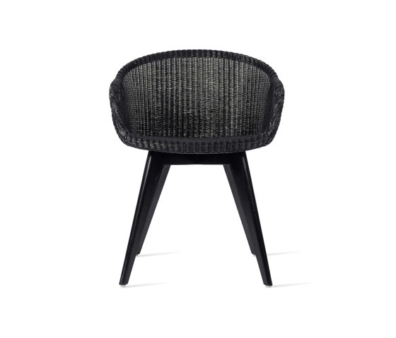Avril dining chair black wood base | Sillas | Vincent Sheppard
