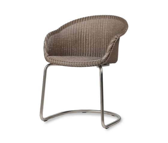 Avril dining chair matt cantilever base | Sedie | Vincent Sheppard