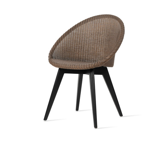 Jack dining chair black wood base | Chaises | Vincent Sheppard