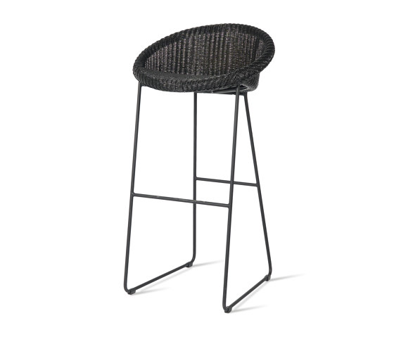 Joe bar stool black sled base | Sgabelli bancone | Vincent Sheppard