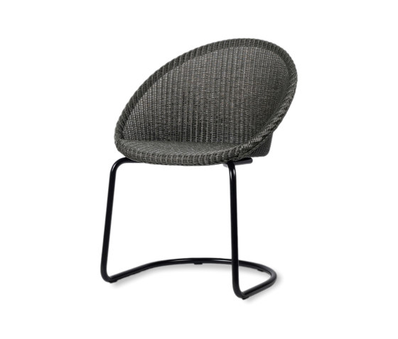 Joe dining chair black cantilever base | Chaises | Vincent Sheppard
