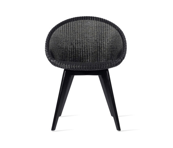 Joe dining chair black wood base | Sillas | Vincent Sheppard