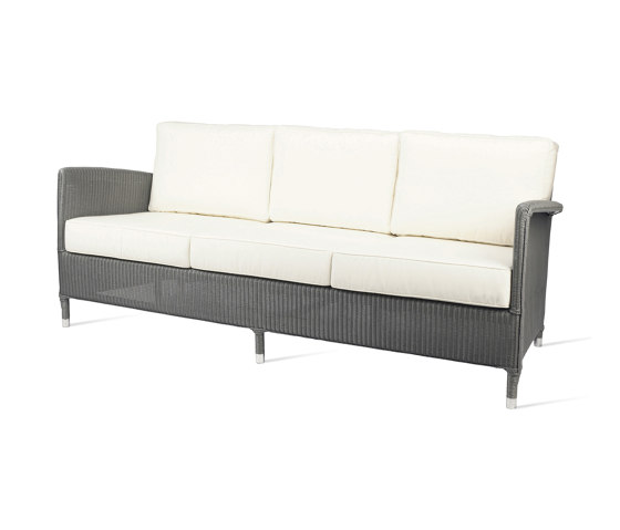 Outdoor Lloyd Loom Dovile lounge sofa 3S | Canapés | Vincent Sheppard