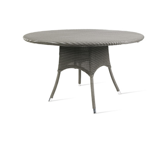 Outdoor Lloyd Loom Nîmes dining table dia 110 | Dining tables | Vincent Sheppard