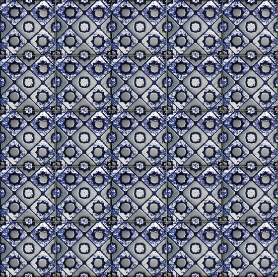 Flora Tiles | Freesia Blue Spring | Ceramic tiles | Devon&Devon