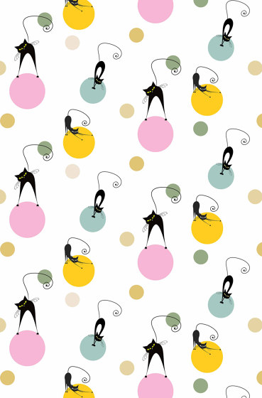 Cats Polka | Wall coverings / wallpapers | GMM