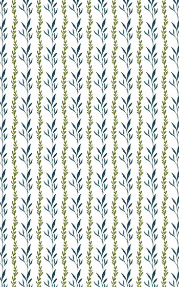 Delicate Foliage Stripes | Wall coverings / wallpapers | GMM