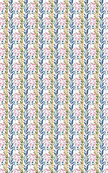 Delicate Foliage Stripes | Carta parati / tappezzeria | GMM