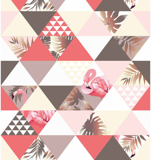 Flamingo Puzzle | Wandbeläge / Tapeten | GMM