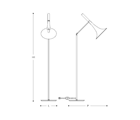 BAFFO FLOOR LAMP | Free-standing lights | ITALAMP