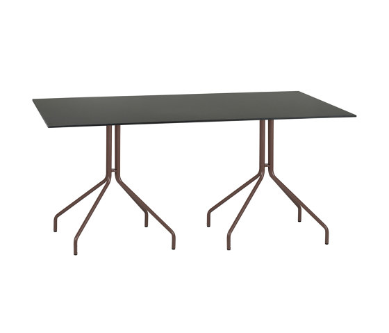 Weave |  Double leg table | Compact top | Tables de repas | Point