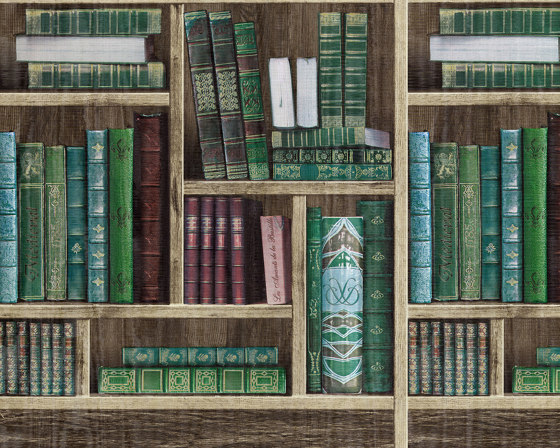BRAVO - Books wallpaper EDEM 81155BR28 | Wall coverings / wallpapers | e-Delux