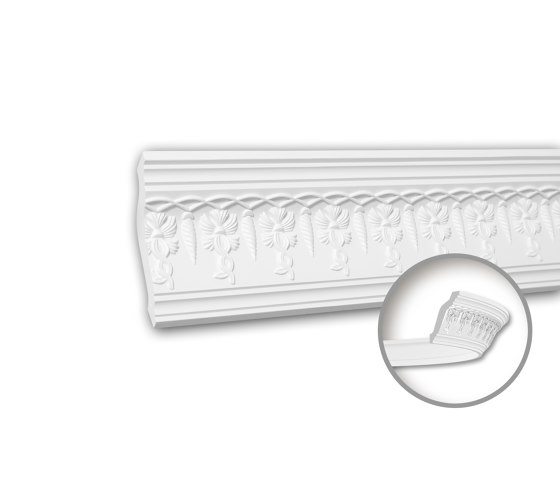 Interior mouldings - Cornice moulding Profhome 150279F | Coving | e-Delux