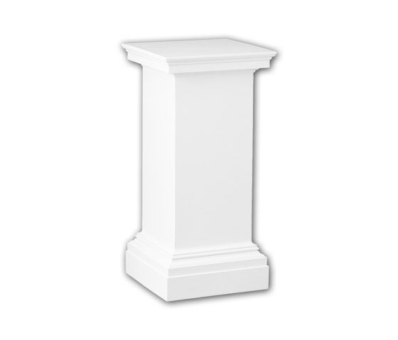 Interior mouldings - Full column pedestal Profhome 114001 | Baseboards | e-Delux