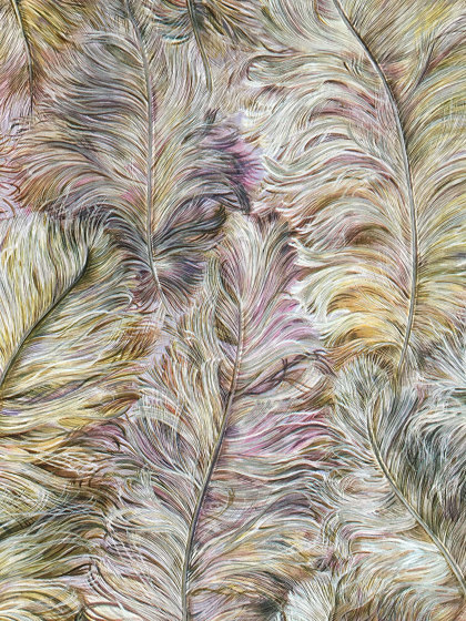 CAHILL - Papel pintado de plumas Profhome 822205 | Revestimientos de paredes / papeles pintados | e-Delux