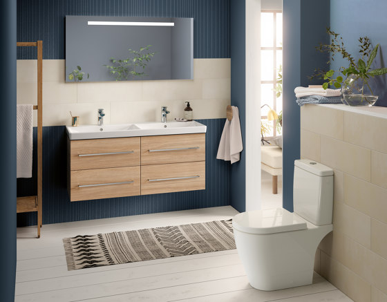 Avento Tiefspül-WC für Kombination mit Spülkasten, spülrandlos, bodenstehend | WCs | Villeroy & Boch