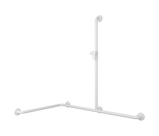 ViCare Handrail Corner T-Shaped With Shower Holder | Maniglioni bagno | Villeroy & Boch