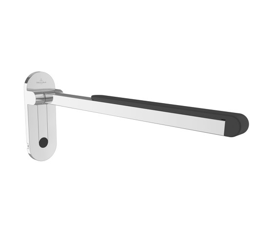 ViCare Folding Handle With Unhook Mechanism And Soft Surface | Grab rails | Villeroy & Boch