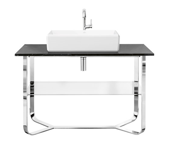 Antheus Marple Countertop with frame made of high-gloss steel | Vanity units | Villeroy & Boch
