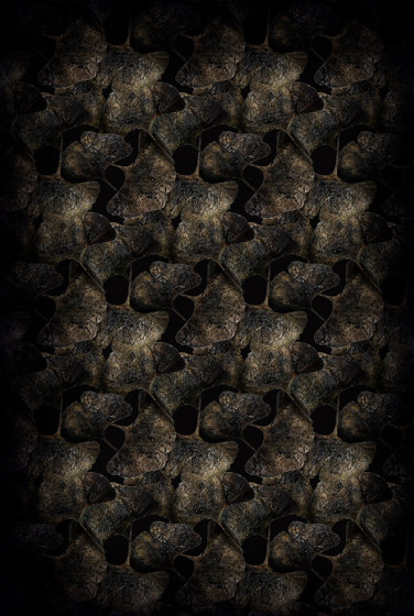Ginko | Leaf Black Rectangle | Tappeti / Tappeti design | moooi carpets