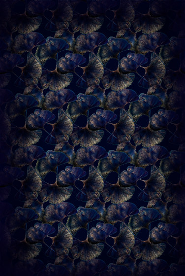 Ginko | Leaf Blue Rectangle | Tapis / Tapis de designers | moooi carpets