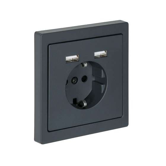 SCHUKO CON CARGADOR USB | USB power sockets | Schneider Electric