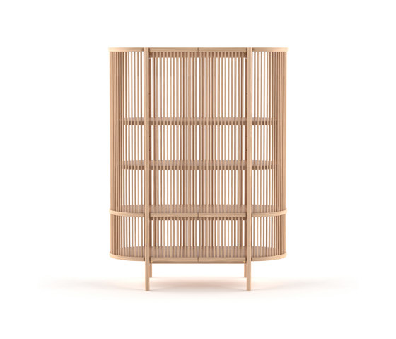 Bastone Cabinet with Doors – Oak | Armadi | Poiat
