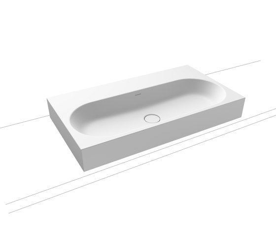 Centro countertop washbasin 120 mm alpine white matt | Wash basins | Kaldewei