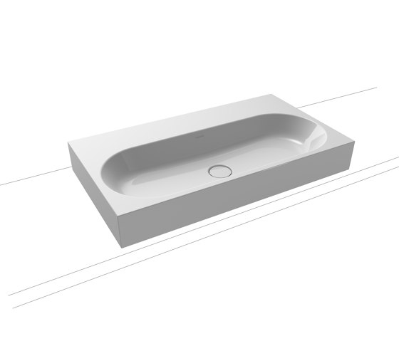 Centro countertop washbasin 120 mm manhattan | Lavabi | Kaldewei