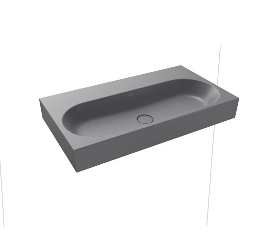 Centro wall-hung washbasin oyster grey matt | Wash basins | Kaldewei