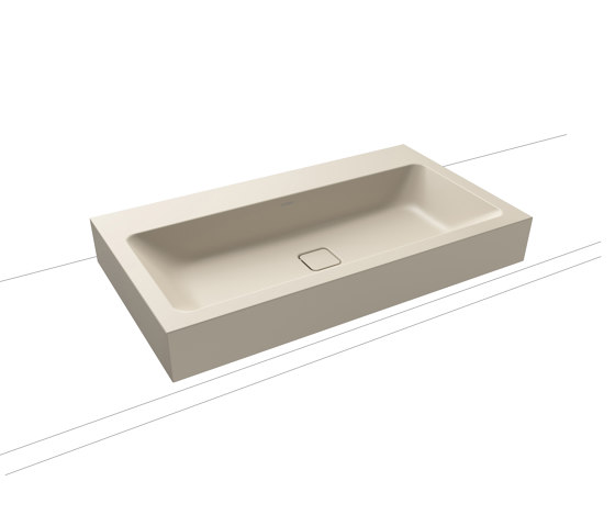 Cono countertop washbasin 120 mm seashell cream matt | Wash basins | Kaldewei