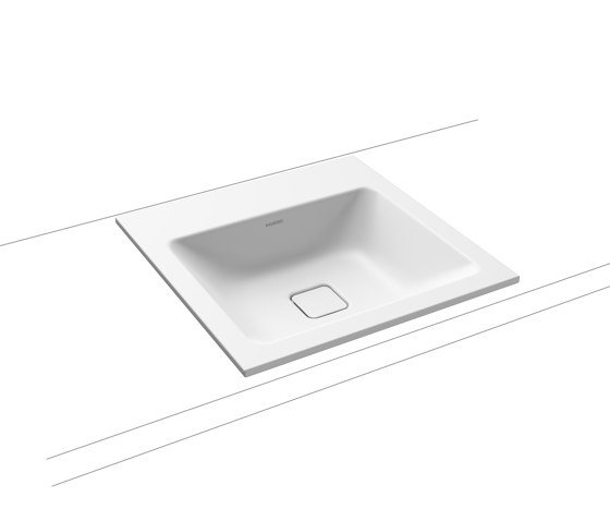 Cono built-in washbasin alpine white matt | Wash basins | Kaldewei