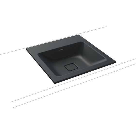 Cono built-in washbasin catania grey matt | Wash basins | Kaldewei