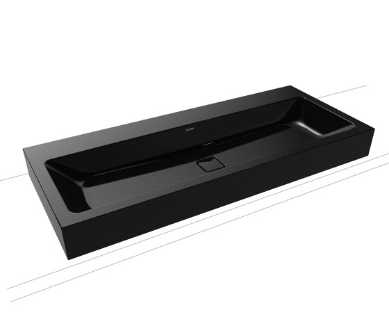 Cono countertop double washbasin black | Wash basins | Kaldewei