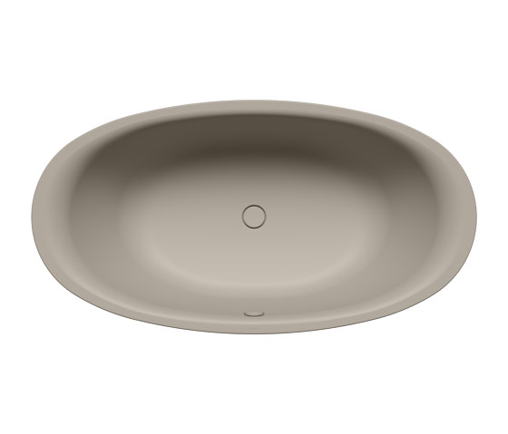 Ellipso Duo Oval  perl grey matt | Bathtubs | Kaldewei