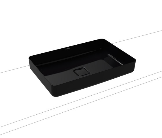 Miena washbowl washbasin black (rectangular) | Wash basins | Kaldewei