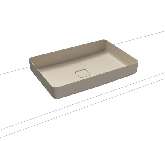 Miena washbowl seashell cream matt (rectangular) | Wash basins | Kaldewei