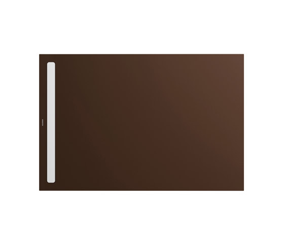Nexsys maple brown matt I Cover powder-coated alpine white | Shower trays | Kaldewei