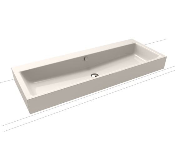 Puro countertop double washbasin pergamon | Wash basins | Kaldewei