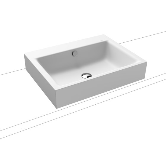 Puro countertop washbasin 120 mm alpine white matt | Lavabos | Kaldewei