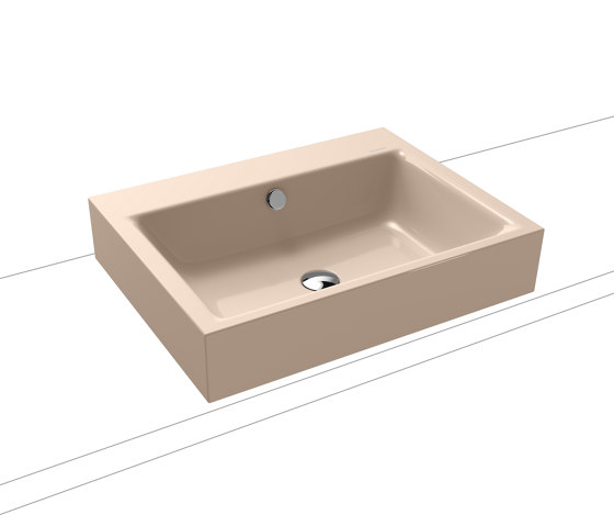 Puro countertop washbasin 120 mm bahamabeige | Lavabos | Kaldewei