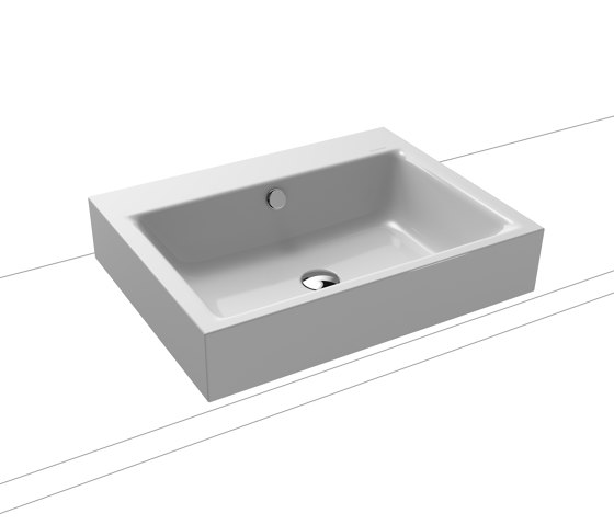 Puro countertop washbasin 120 mm manhattan | Wash basins | Kaldewei